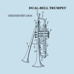 Expired Patent for Dual-Bell Trumpet T-Shirt