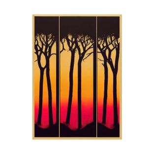 Sunset at forest T-Shirt