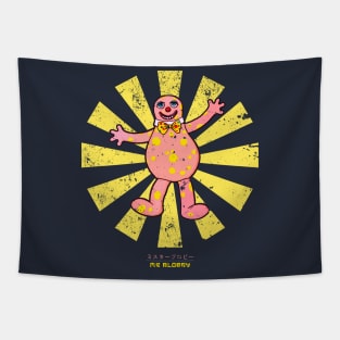 Mr Blobby Retro Japanese Tapestry