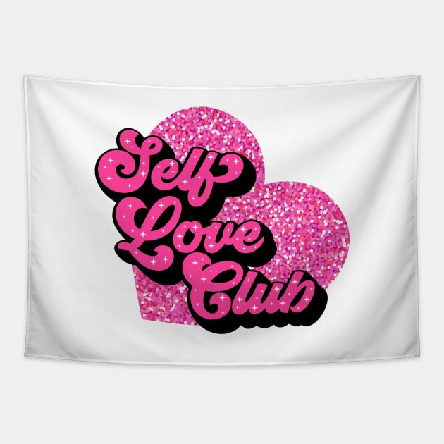 Self Love Club Tapestry by Valentina