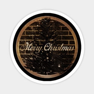 Marry Christmas elegant gold and black Christmas tree Xmas ideas decor Magnet