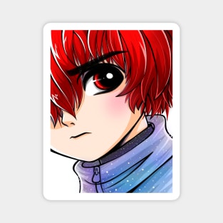 Portrait of Red Hair Boy Magnet