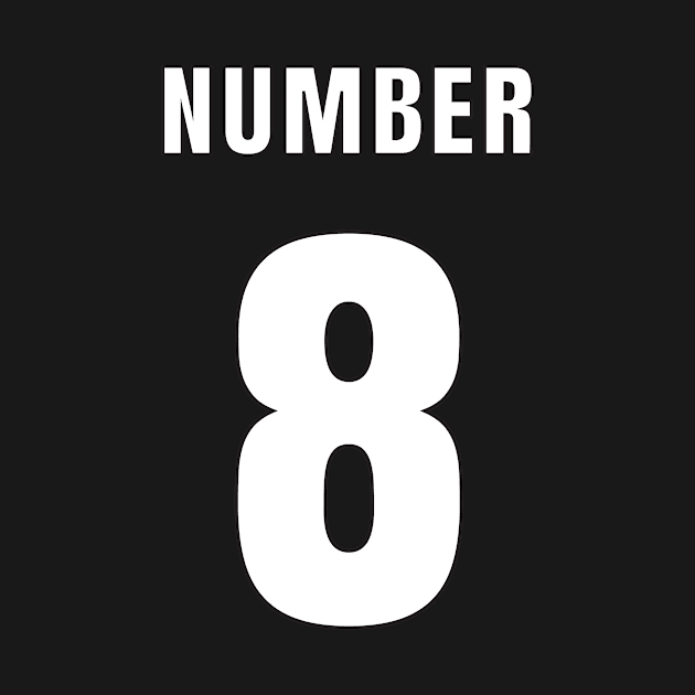 NUMBER 8 FRONT-PRINT by mn9