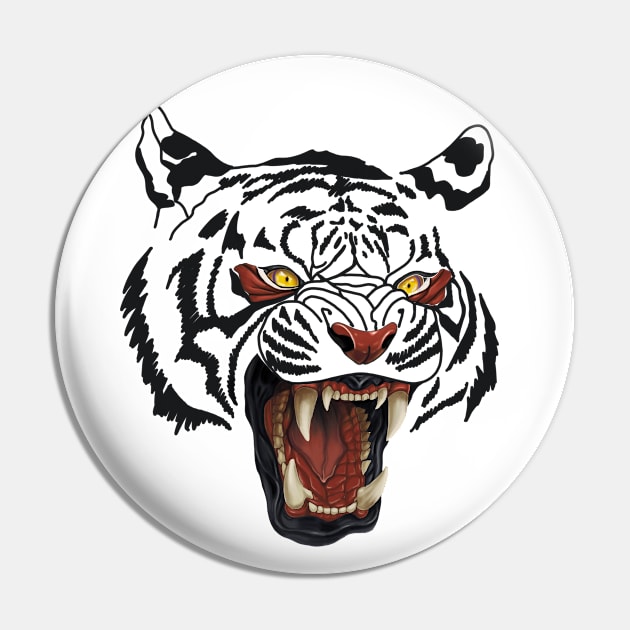 Black exotic tiger Pin by Dugleidy Santos