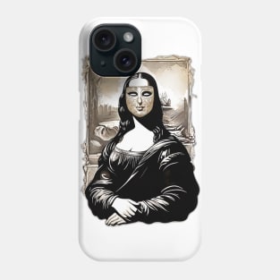 Mona Lisa Mask Phone Case