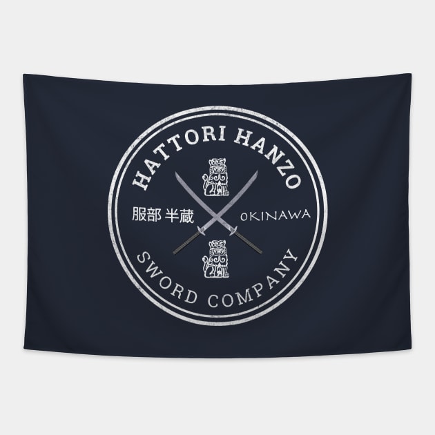 Hattori Hanzo Sword Company Tapestry by BodinStreet