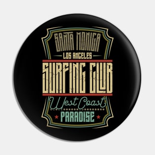 Santa Monica Surfing Club Pin