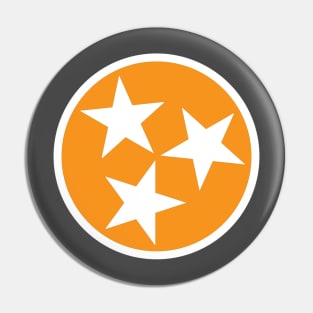 Tennessee Flag Symbol - Orange Pin