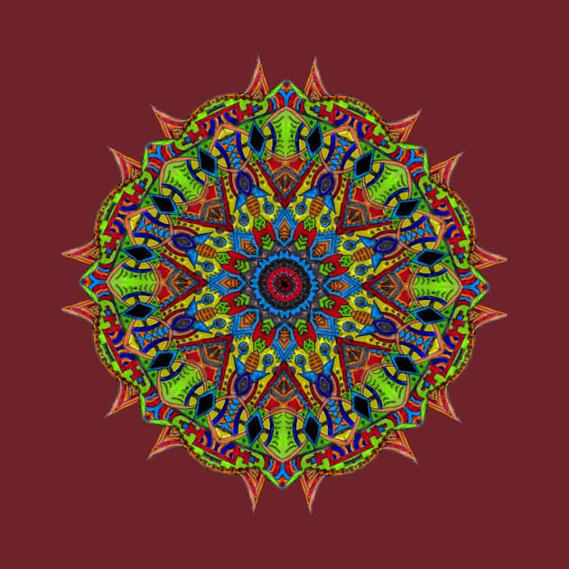 Rustic Mandala by Shumlosh