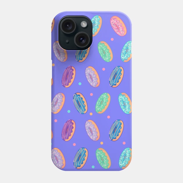 Donut pattern Phone Case by Sugar & Bones