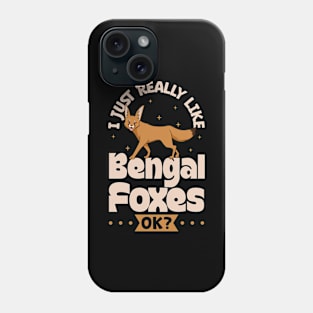 I just really love Bengal Foxes - Bengal Fox Phone Case