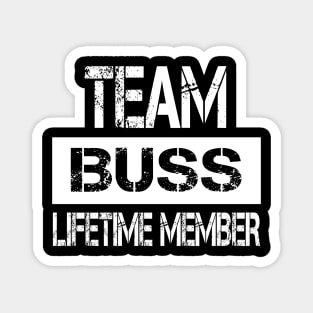 Buss Name - Team Buss Lifetime Member Magnet