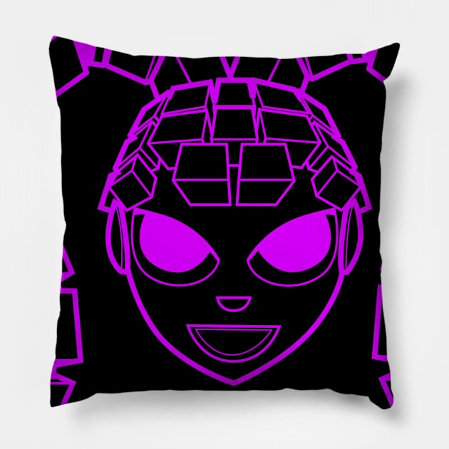 Go Robo Now Evolve Play Headshot Pillow by GoRoboNow