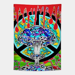 Graffiti Explosion Rainbow art Tapestry