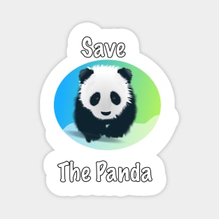 Save The Panda Magnet