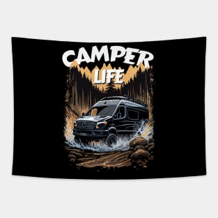 Camper Van Life Tapestry