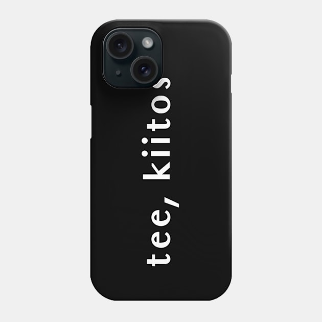 Tee Kiitos Phone Case by zap