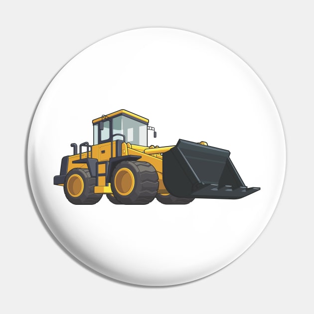 Bulldozer Pin by Asykar