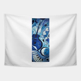 La Lune Lumiére Bleue Tapestry