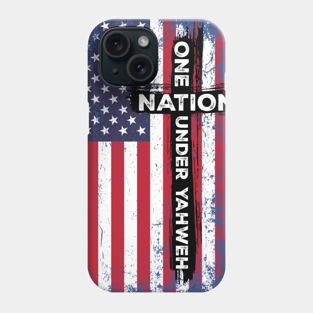 One Nation Under Yahweh Phone Case by CalledandChosenApparel