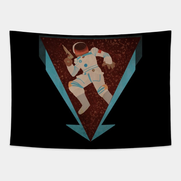 Astronaut 2.0 Tapestry by BeeboJam