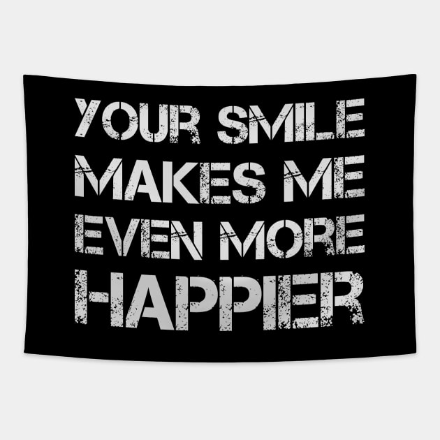 Your Smile Makes Me Even More Happier Tapestry by michony