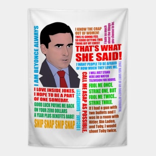 The Office Michael Scott quotes Tapestry