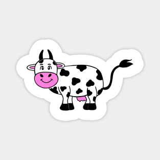 COW  Lover Funny Cow Art Magnet