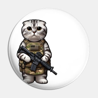 Tactical Cat Pin