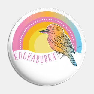 Rainbow Kookaburra Pin