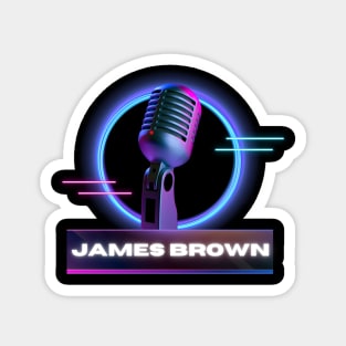 James Brown // Old Mic Magnet