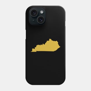 Kentucky state map Phone Case