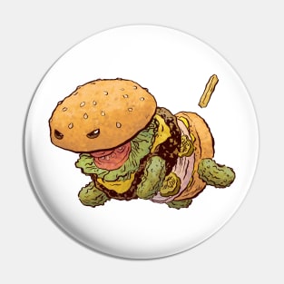 Burger Beast Pin