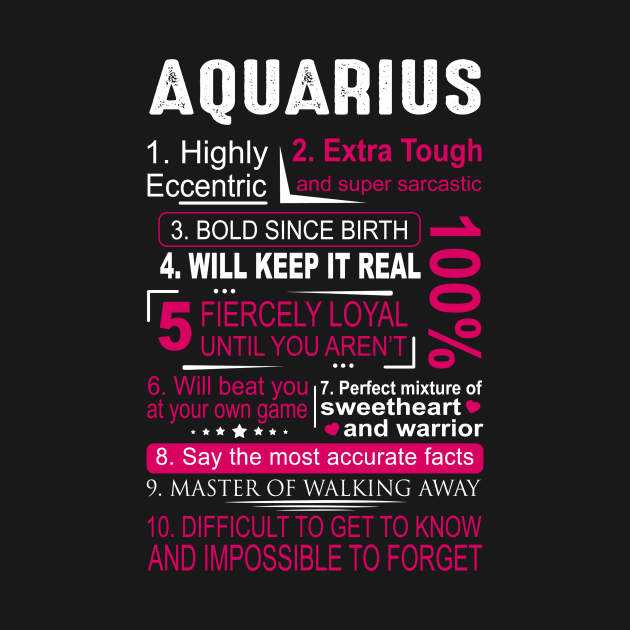 AQUARIUS ZODIAC by BTTEES