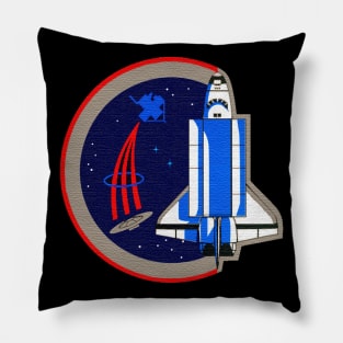 Black Panther Art - NASA Space Badge 117 Pillow