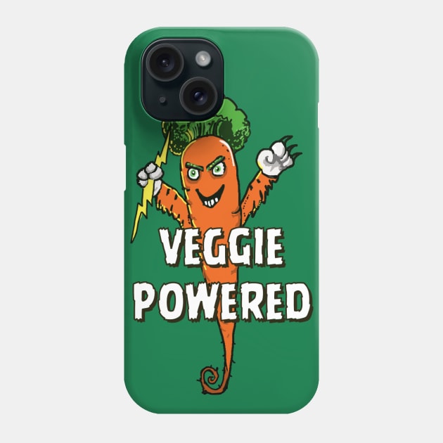 Veggie Power Child Friendly Phone Case by frankriggart