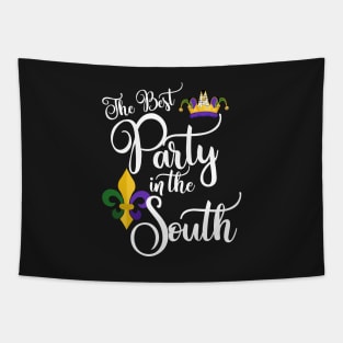 Best Party In The South - Mardi Gras Tapestry