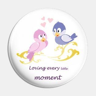 Love Birds Pin