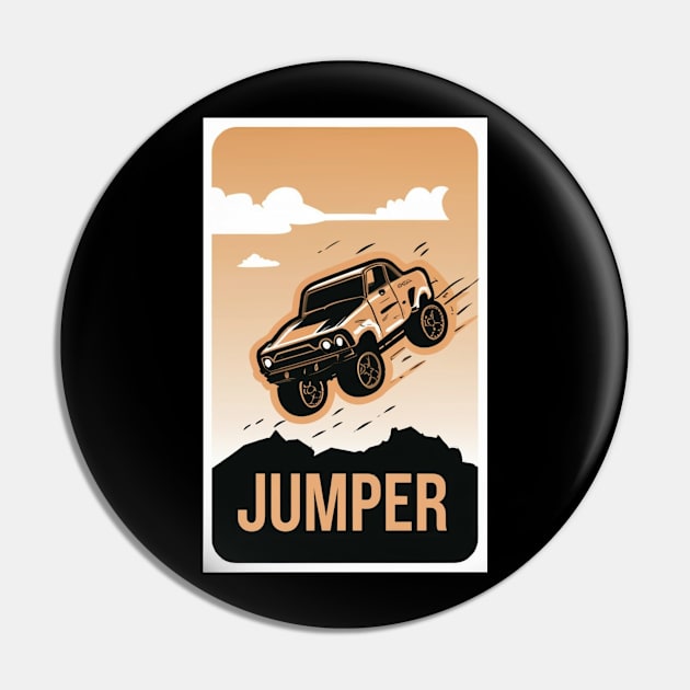 Jumper Racing Car Digital Art Pin by Abeer Ahmad