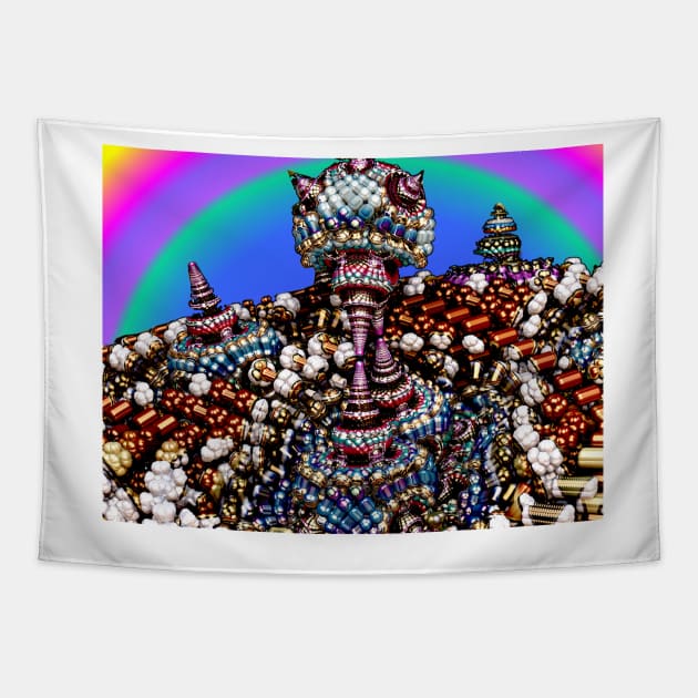 Philly Phonka and the Crackerjack Factory Tapestry by barrowda