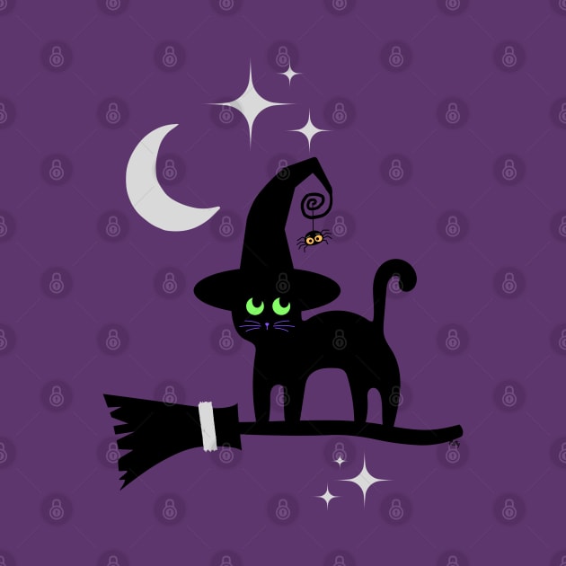 witches cat- halloween by Rattykins