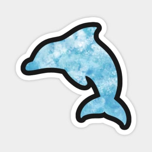 Watercolor Dolphin Magnet