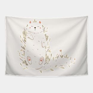 Sleeping cat Tapestry