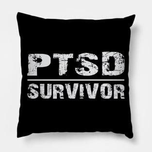 PTSD Survivor Premium T-Shirt Model B Pillow