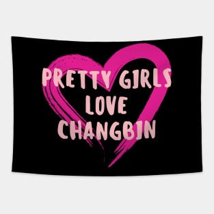 Pretty Girls Love Changbin Stray Kids Tapestry
