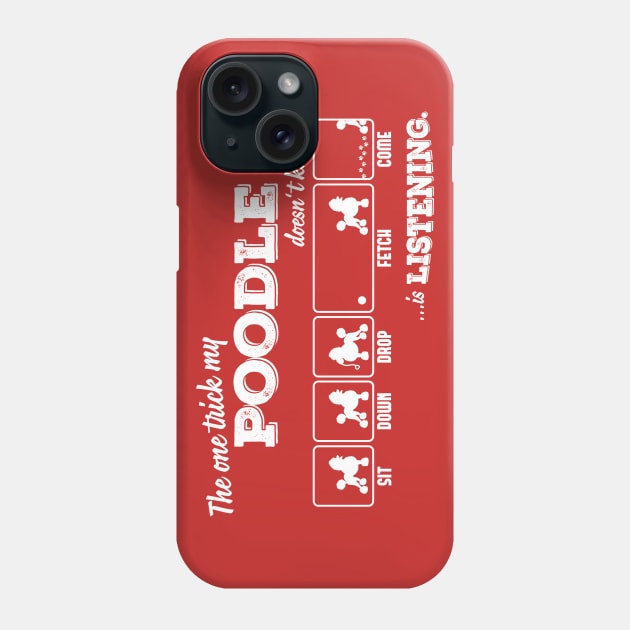 Poodle Phone Case by nektarinchen