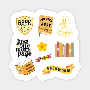 Yellow Bookish Pack Magnet