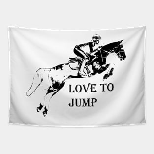 Love To Jump Tapestry