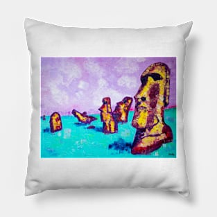 Easter Island. Moai Pillow