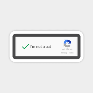 I'm Not A Cat - Captcha Magnet